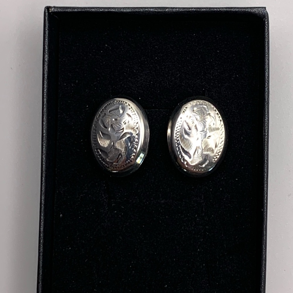 Vintage Burkhardt Sterling Clip on Earrings!
